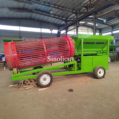 Zhengzhou Sinolion Mobile Coal Sawdust Firewood Rolling Tracked Trommel Vibrating Screen
