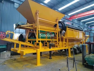 gold washing plant with conveyor belt small sand gravel trommel screen