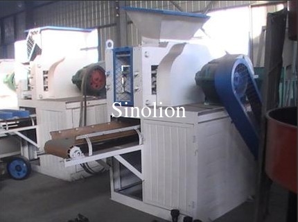 máquina de briquetas de carbón en polvo con forma de almohada