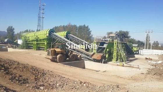 Línea de clasificación de residuos de construcción personalizada con equipo de sistema de clasificación de basura