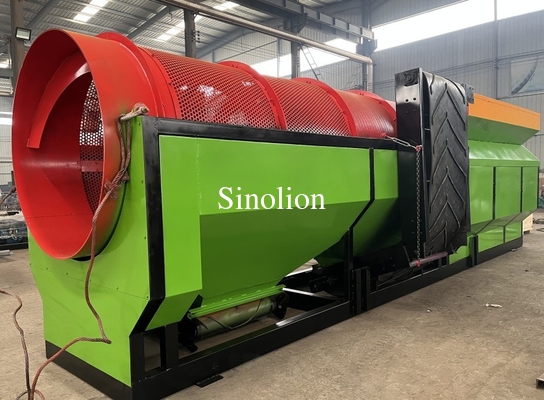 2.4kw-50kw tambor de acero de trabajo pesado compost sifter para en Zhengzhou Sinolion