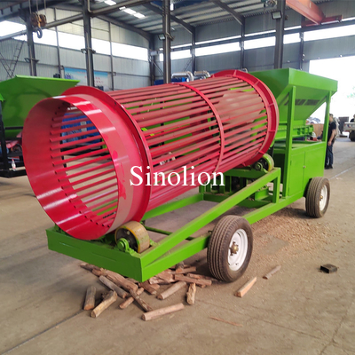 Zhengzhou Sinolion Mobile Carbon Sawdust Leña rodante de leña trampolín vibratorio