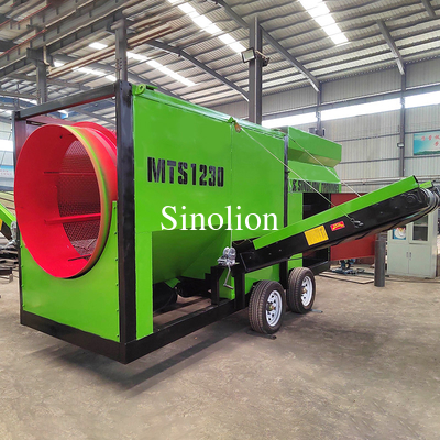 Máquina de filtrado de arena de tambor Trommel con función de filtrado, separación, clasificación y tamizado