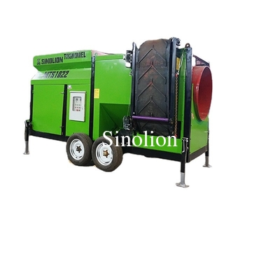 Escrín portátil de suelos superficiales y pantalla de compostaje móvil 2750 KG Mantenimiento fácil