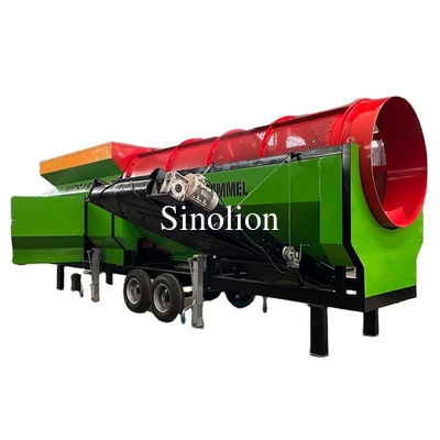 Pantalla de arena portátil para materiales en Zhengzhou Sinolion Pantalla de tambor móvil de suelo superior