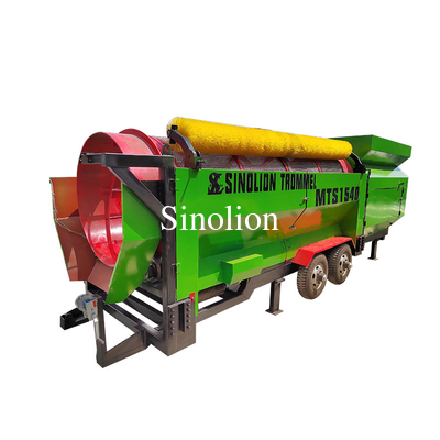 Trommel móvil pantalla de piedra para el carbón en el mejor de los casos en Zhengzhou Sinolion