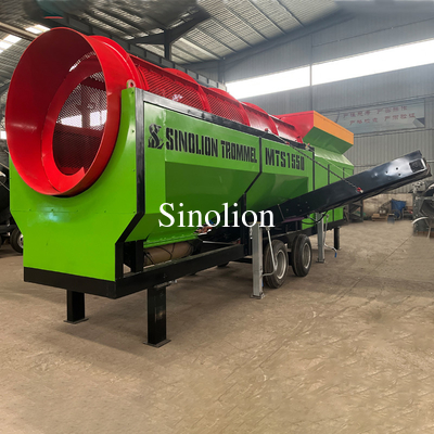 Trommel móvil pantalla de piedra para el carbón en el mejor de los casos en Zhengzhou Sinolion