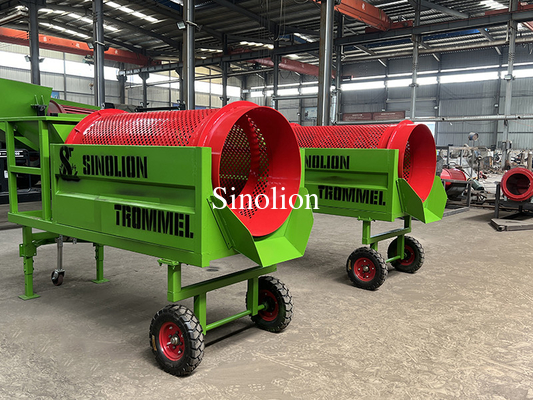 Trabajos de construcción Sifador rotativo circular de compost con filtro de pantalla de tambor