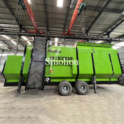 Diseño de la pantalla de tambor de suelo móvil 6200 KG Zhengzhou Sinolion Rocks Screeners
