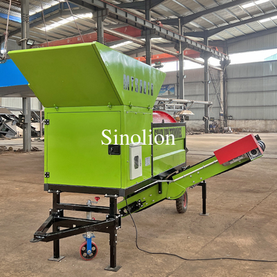 650 KG de ahorro de energía de la Compost Trommel Screen móvil con generador del motor diesel