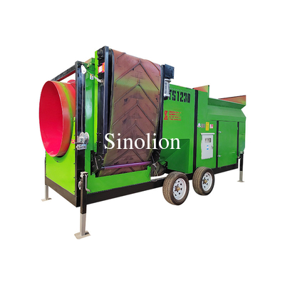 Sifador circular de compost de tambor móvil La mejor opción para la producción de compost