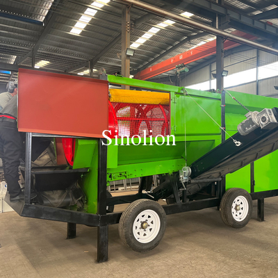 Sifador circular de compost de tambor móvil La mejor opción para la producción de compost