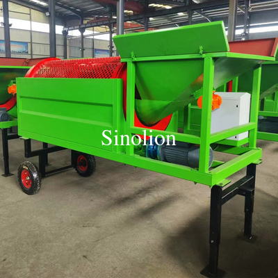Precio Barato Portable Mobile Topsoil Screener pantalla de energía para compostaje de venta