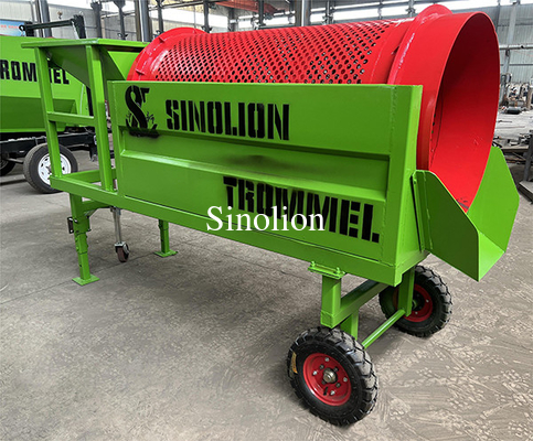 Precio Barato Portable Mobile Topsoil Screener pantalla de energía para compostaje de venta