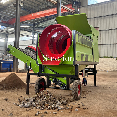 Precio Barato Portable Mobile Topsoil Screener pantalla de energía para compostaje de venta