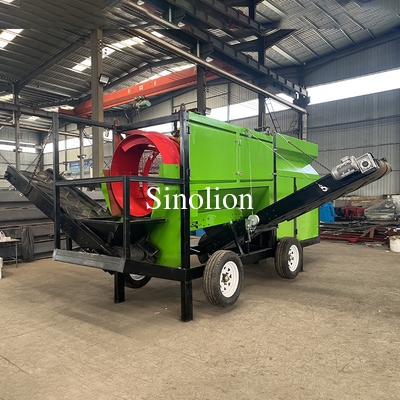 30 metros cúbicos por hora Trommel Compost Sieve Ideal para tamizar y clasificar el compost