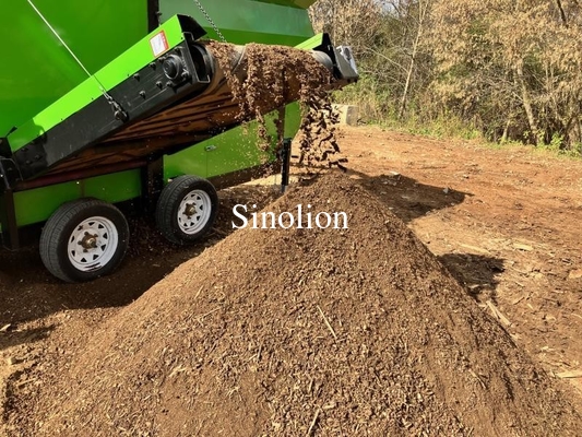 Sifador de compost rotativo directo para cribado circular de 2-80 mm