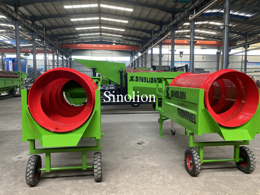 Construcción de modelos pequeños Trabajos Sifador circular rotativo de compostaje con filtro de pantalla de tambor