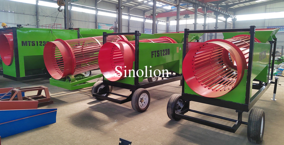 Construcción de modelos pequeños Trabajos Sifador circular rotativo de compostaje con filtro de pantalla de tambor