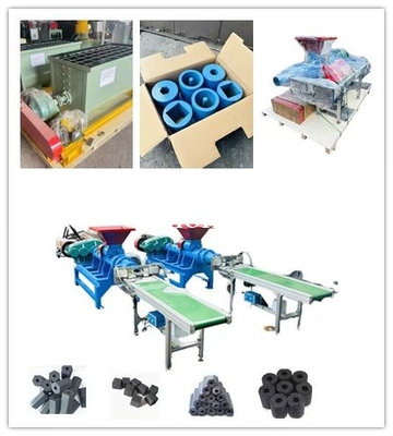 Máquina de extrusión de carbón y carbón de leña