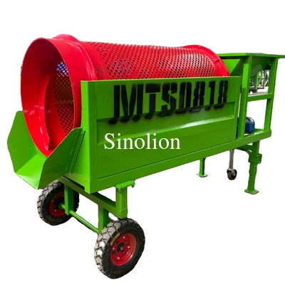 Equipos de pantalla de trompa de pequeña capacidad para el procesamiento de compost para fertilizantes agrícolas y arena
