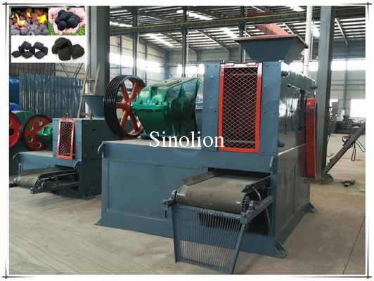 Máquina de briquetas de prensa de rodillos para granulado de briquetas multipropósito y formación de bolas. Adecuado para varios materiales como aluminio, alumina y bauxita de carbono activo