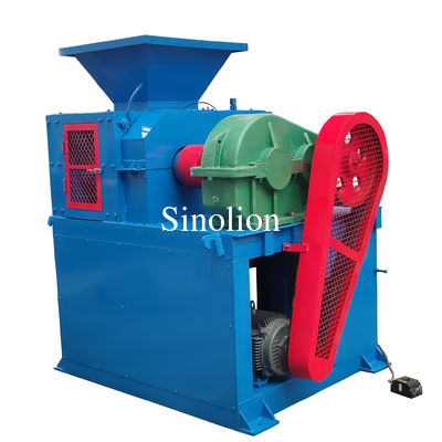La línea de producción de carbón vegetal para barbacoa máquina de briquetas de rodillos 15-17 ((r/min) motor de CA