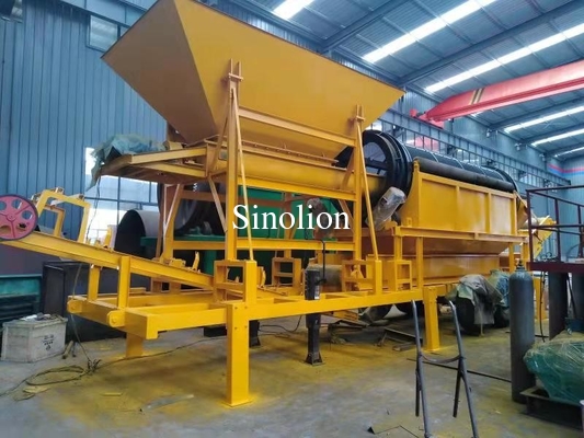 Equipo de pantalla de alta capacidad para minería y más planta de lavado de oro con cinta transportadora
