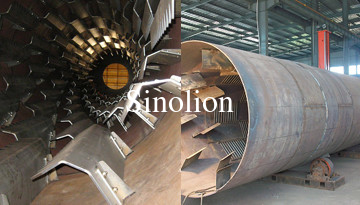 Horno de biomasa industrial de pequeño tamaño Parches de madera Secadora rotativa de aserrín