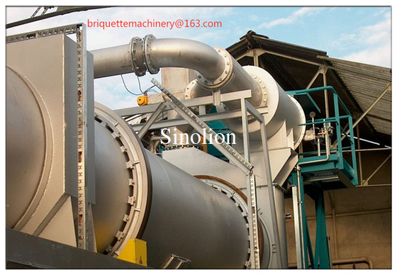 China Fábrica ISO Industria de silicona pequeña / cemento / arena secador rotativo equipo de horno de secado al vacío