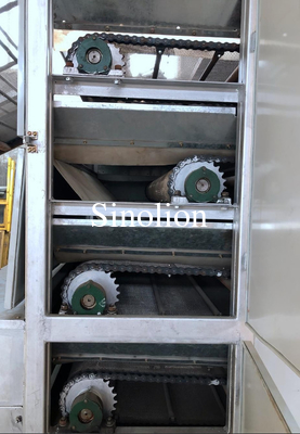 2021 secador de chapa de cadena de venta caliente para la línea de producción de briquetas de carbón