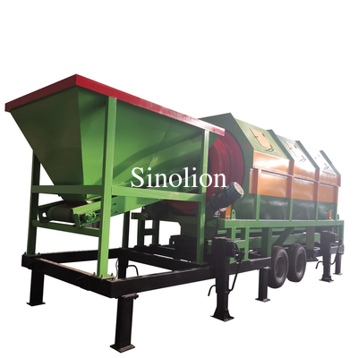 Equipo de cribado Trommel para cribado de materiales húmedos en materiales de construcción y metalurgia