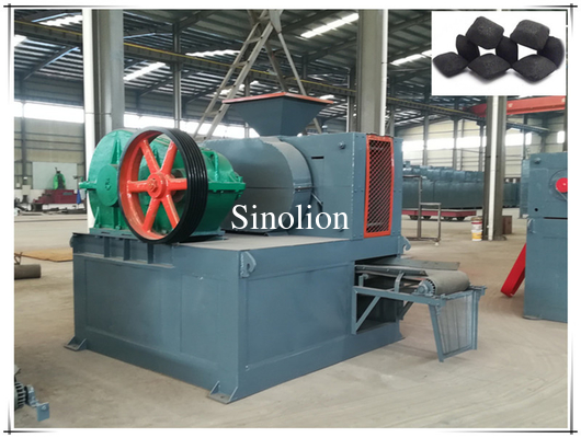 Máquina de briquetas de prensa de rodillos para granulado de briquetas multipropósito y formación de bolas. Adecuado para varios materiales como aluminio, alumina y bauxita de carbono activo