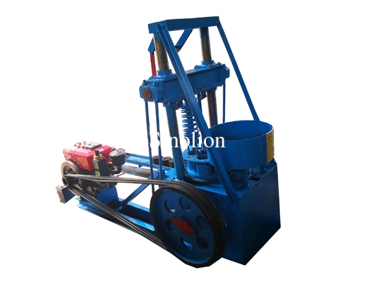 Diámetro 100 mm de altura 80 mm de carbón de carbón máquina de briquetas para el cliente de Kenia