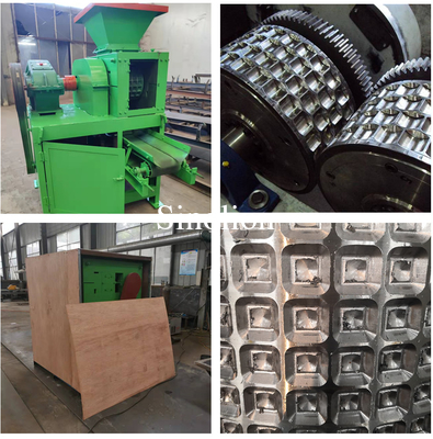 XM360 máquina de briquetas de doble rodillo de carbón negro de coque de carbón