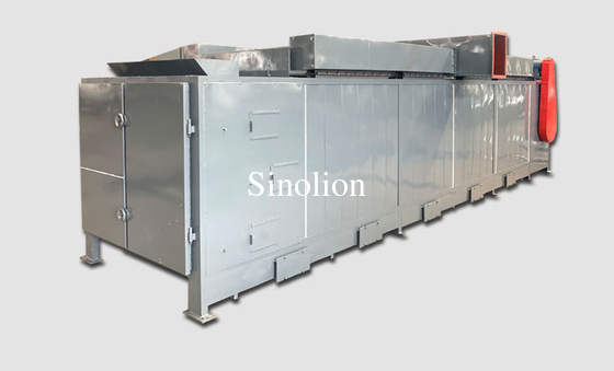 Transportador secador de carbón de carbón minerales briquetas con 3 capas secador de cinta